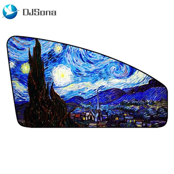 

universal magnetic car sunshade curtain auto side window sun shade sun visor animal pattern blinds cover shade 1pc