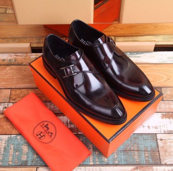 

2019 business dress leather 207503 men dress shoes moccasins loafers lace ups monk straps boots drivers real leather sneakers shoes, Black