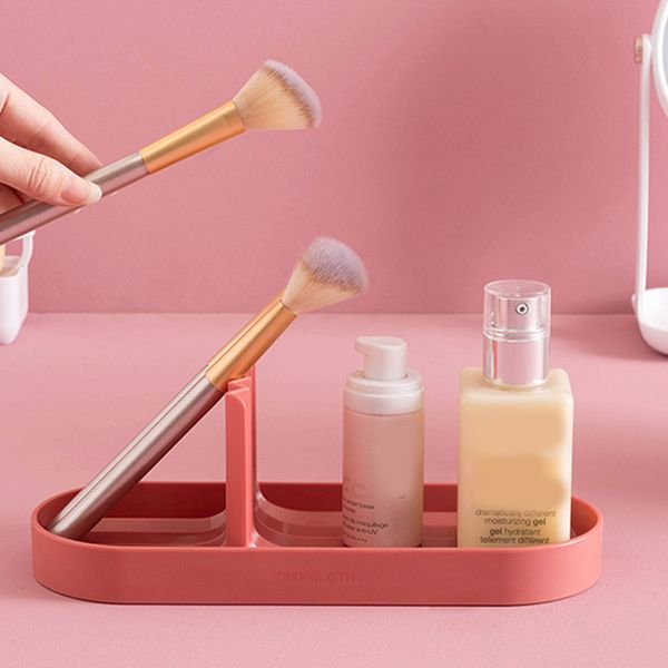 

прочный мини dish sponge стойка и лоток для хранения drain rack кухни раковины мыльница вешалка h99f