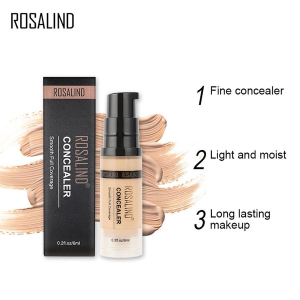 

rosalind concealer cover 1pc 6ml natural matte oil control block defect concealer liquid face eye foundation 2019 apr17