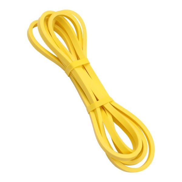 

latex training belt yoga exercise 6.4mm yellow men women home resistance band tension loop belts fitness equipment
