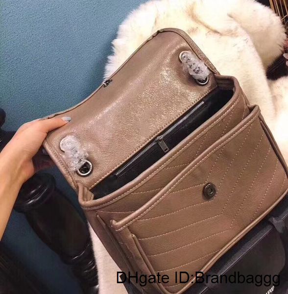 

2020 classic women v wave pattern flap chain bag oil wax real leather shoulder handbag bags crossbody purse messenger bag