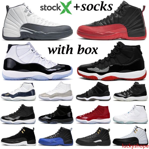 

mens basketball shoes 12 12s dark grey flu game royal the master 11 11s bred concord space jam men women sports sneakers