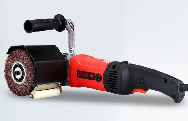 

new 220v 2100w electric metal wire drawing machine portable polishing striping machine for metal furniture polishing treatment