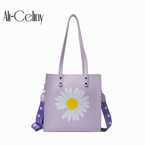 

bags for women original design summer bag 2020 new daisy flower portable large capacity shoulder messenger bag