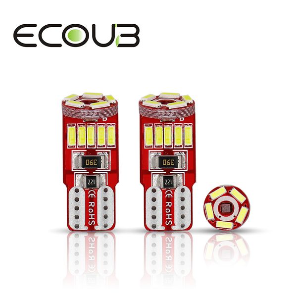 

t10 w5w led light bulb 4014 smd white 168 194 trunk parking reading clearance bulbs auto 12v motor signal car accessories