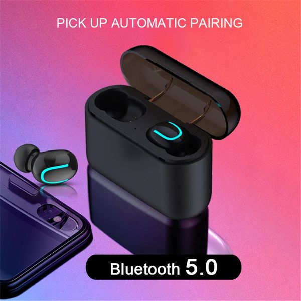 

HBQ i7s TWS Twins Mini Bluetooth Earbuds Wireless Invisible Headphones Headset with Mic Stereo V4.1 Earphone for Iphone Android by DHL ship