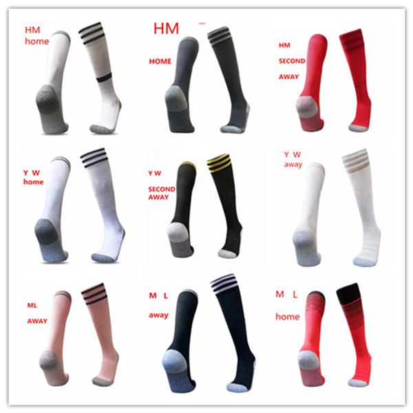 

111 2018 дети мужчины клуб футбол носки главная прочь взрослых спортивные чулки отды
