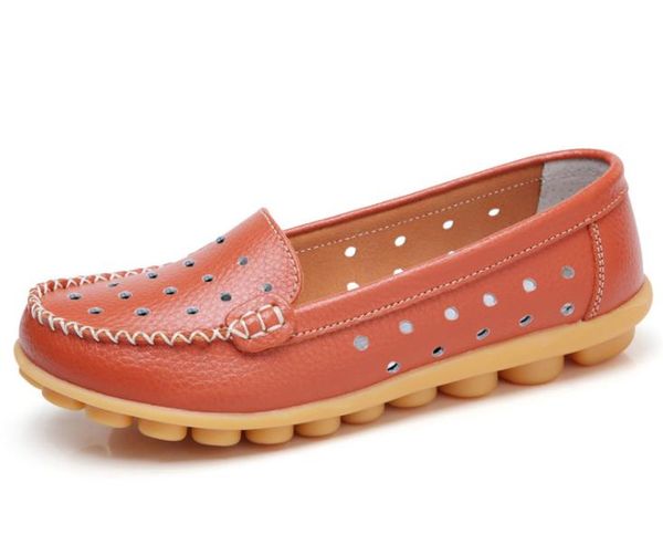 

female shoes women flats casual shoes leather 035, Black
