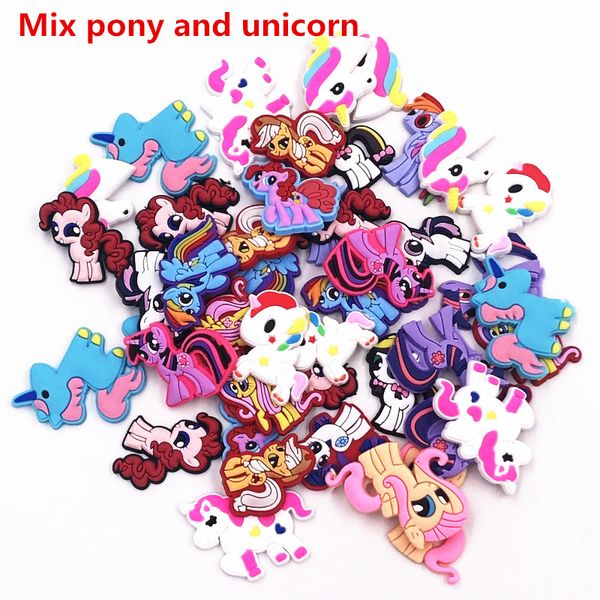 

mix 100pcs unicorn horse slicone flat back diy accessories for kids craft phone case jewelry charms magnets, Bronze;silver