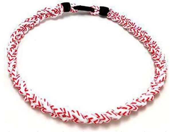 

small 9 original men kids titanium braided 3 ropes tornado necklaces for sports football baseball softball girls mom fast dhl