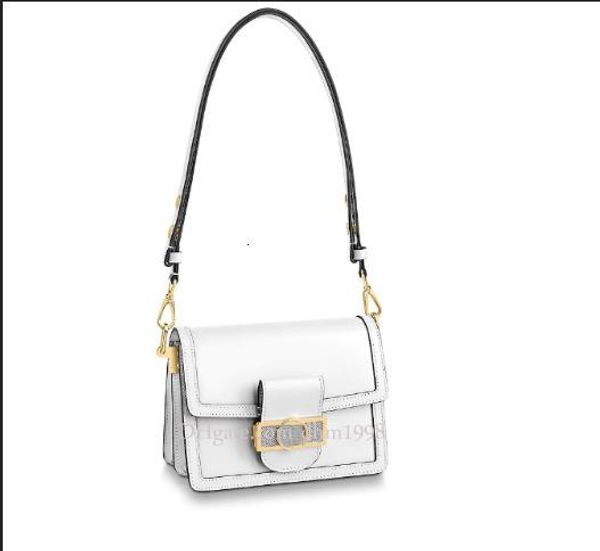

dhm1998 autumn and winter new ladies m55837 mini handbag leather workmanship white shoulder bag chain bag crossbody bag