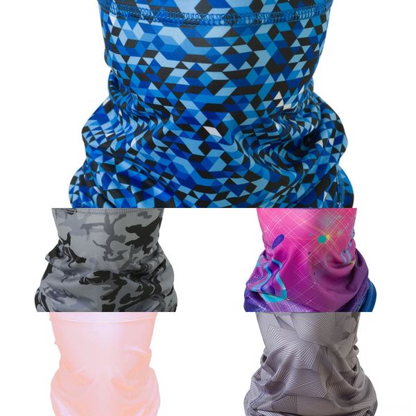 

ydznz festival mask skull magic scarf bike dust mask scary ghost face hallowen multi-function headscarf seamless cycling face mask, Black