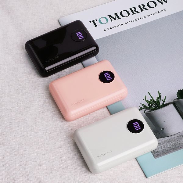 

mini power bank 10000mah dual usb mobile phone external battery fast charge for iphone xiaomi portable charger powerbank