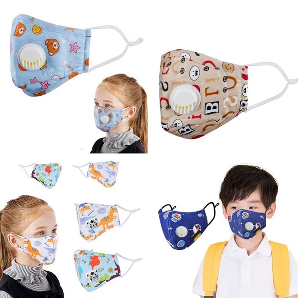

kids face masks boys girl cute cartoon doll mask mouth muffle mask reusable dust windproof cotton mask