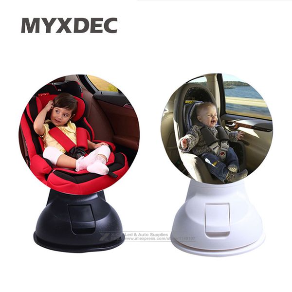 

car safety rear easy view back seat mirror baby ward guard facing child babies kids dog monitor adjustable sucker car styling