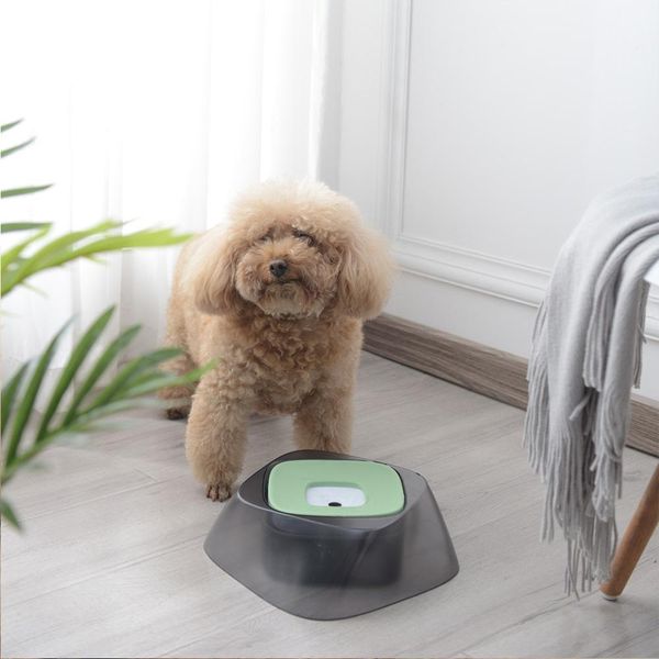 

floating pet dog bowls that do not wet the cat's mouth bowl without spillage of drinking water puppy feeder portable plastic