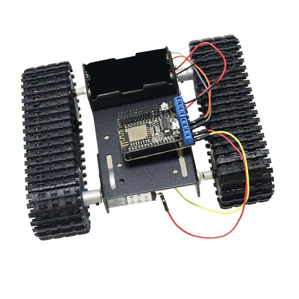 

wifi nodemcu control aluminum alloy strong motor tank car chassis track crawler kit for arduino diy robot science educational toy