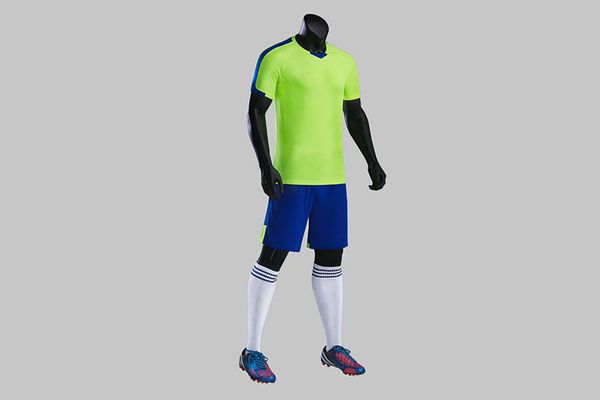 

custom shop football jerseys customized football apparel sets with shorts clothing uniforms kits sports design mens football b28-03, Blue;black