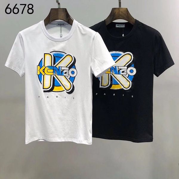 

2019 new summer fashion men's casual slim fit short sleeve t-shirt summer casual t shirts for men loose cotton4, White;black