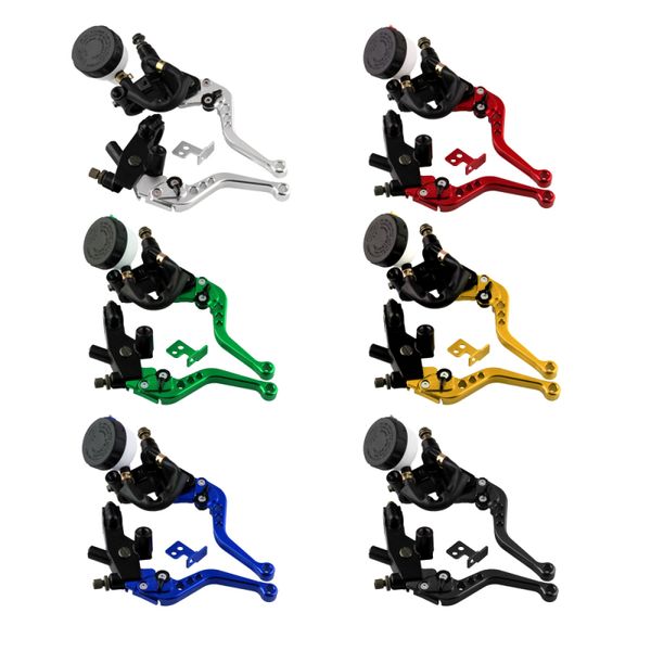 

7/8'' 22mm front brake clutch master cylinder reservoir levers aluminum alloy motorcycle handbrake universal brakes