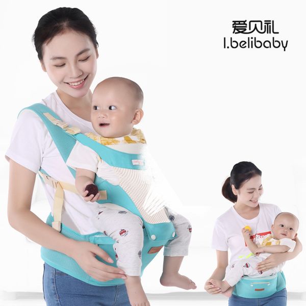 

ibelibaby baby carriers hipseat for newborn and prevent o-type legs sling breathable kangaroos bag cotton toddler carrier