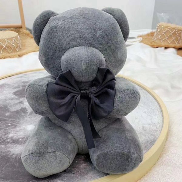 

valentine's day gifts cute hug bear short plush gives girlfriend gift a lifetime love artificial bow tie bear