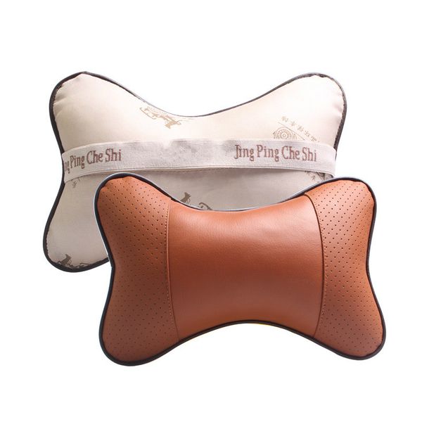 

stereo full leather head pillow, ventilated bone pillow, neck single automotive supplies tp-0106