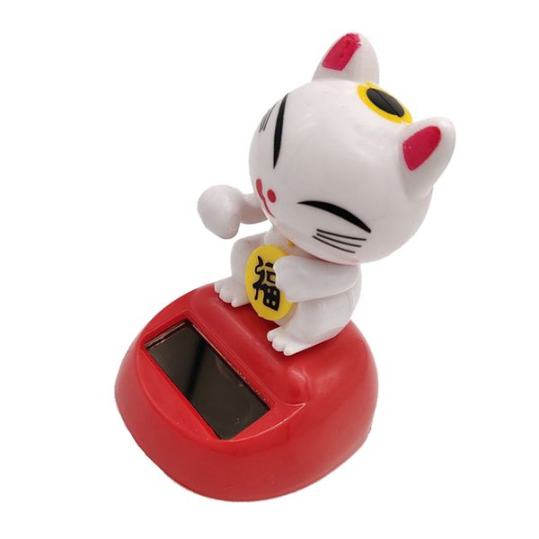 

dancing lucky cat figure model - solar power model doll figurine statue kid educational science toy gift home decor