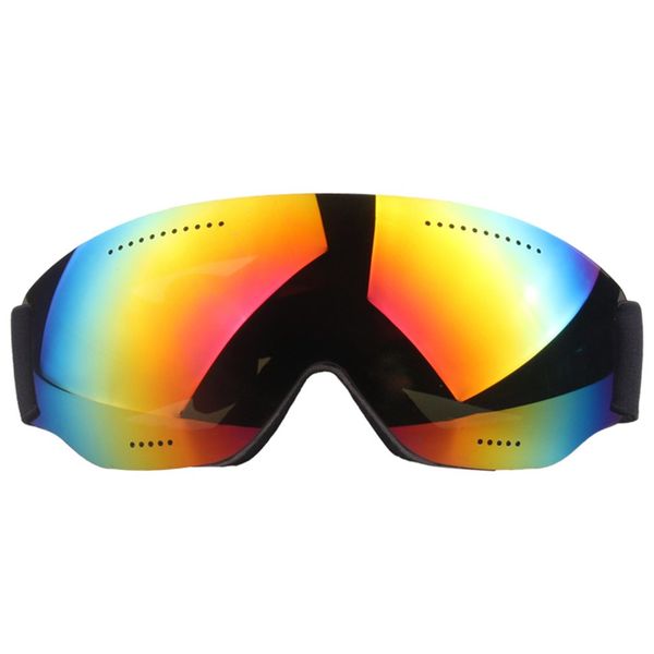 

single layer ski glasses large spherical cola myopia snow mirror goggles windshield ski goggles