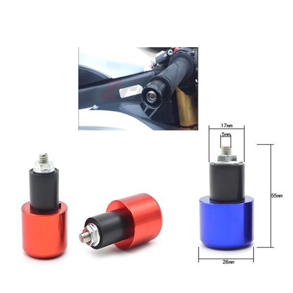 

цвет универсальный 7/8" 22mm мотоцикл handlebar захваты ручки концы bars ручка концы поручень колпачки советы для yamaha bike
