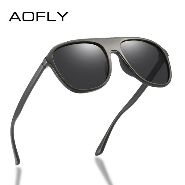 

aofly brand design pilot sunglasses men polarized 2020 driving fashion tr90 frame fishing sunglasses male zonnebril heren uv400, White;black