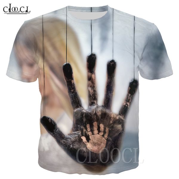 

hand death stranding t shirt women men clothes casual short sleeve 3d print hommes unique o-neck streetwear pullovers