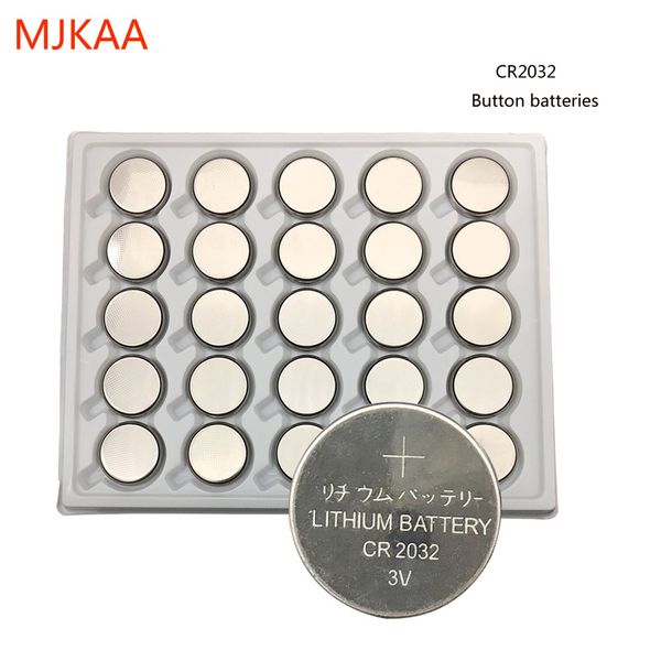 

factory wholesale 250pcs cr2032 3v battery br2032 dl2032 ecr2032 button lithium watch battery 3v cr 2032