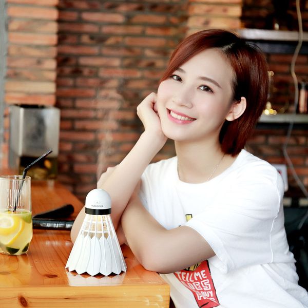 

wholesale 240ml badminton spherical humidifier mini home office deskcreative usb humidifier life appliances