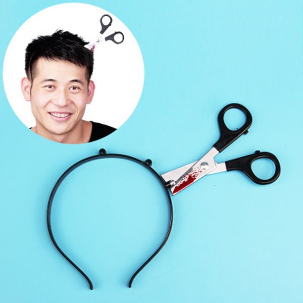 

axe scissors saw needle headband halloween designed hair band party hair