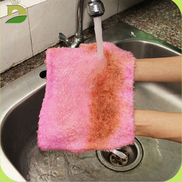 

cleaningÂ cloth manufacturers wholesale liangsi kitchen rags detergent wood fiber dishcloth oil-cleaningÂ cloth, White