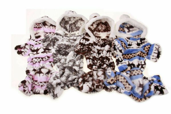 

pet clothes dog rompers pajama cute soft cotton puppy teddy cat sleepwear coat dog jumpsuits