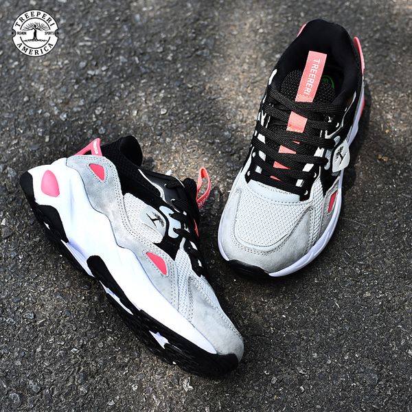 

men women casual shoes treeperi fashion chunky 6.0 black obsidian brown grey crimson breathable shoes mens designer sneakers