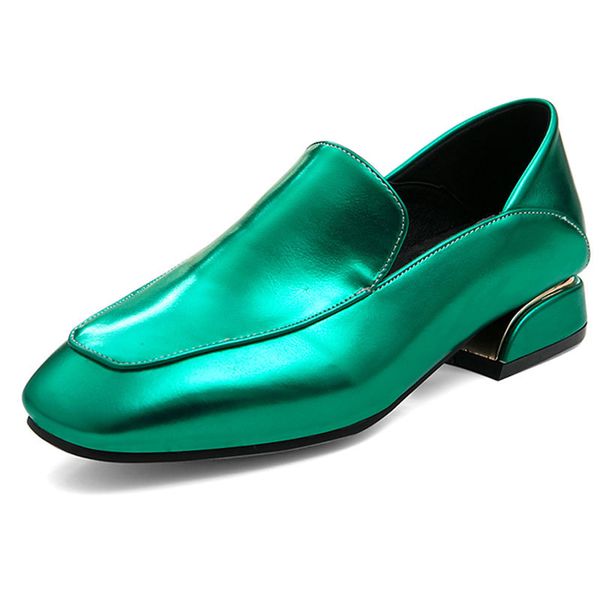 

fashion red bottom shoes womens spring casual loafers black girl walking flats wedding party ladies dress shoes large size 32-45