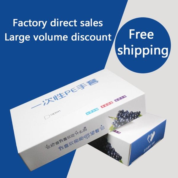 

200pcs plastic clear gloves disposable universal household products multifunction garden restaurant home baking tool #lr2