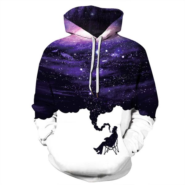 

new style men's designer hoodies stretch sweatshirts hip hop pullovers sportswear 3d printing couples with clothing s-5xl 114, Black