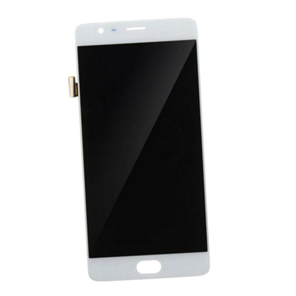 

white lcd touch screen display digitizer with frame for oneplus3t mobile phone