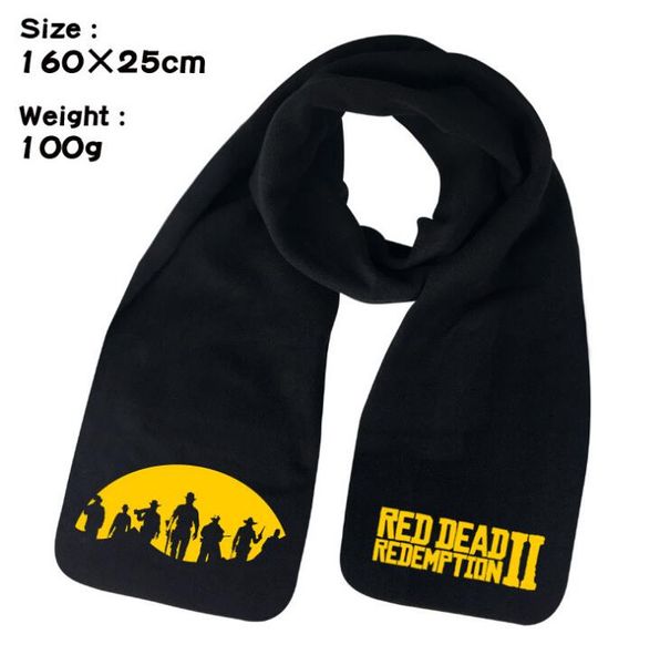 

popular games ps4 red dead redemption 2 men and women scarf scarves winter warm shawl cosplay, Blue;gray