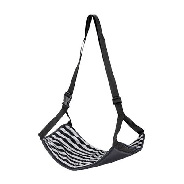 

portable travel footrest flight carry-on foot rest adjustable height hammock