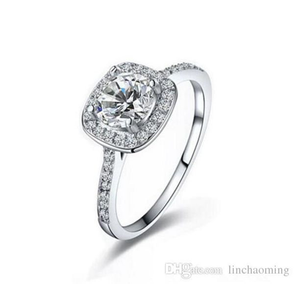 

selling 925 sterling silver wedding party rings with cubic zirconia ring fit suit women pandora fine jewelry wholesale