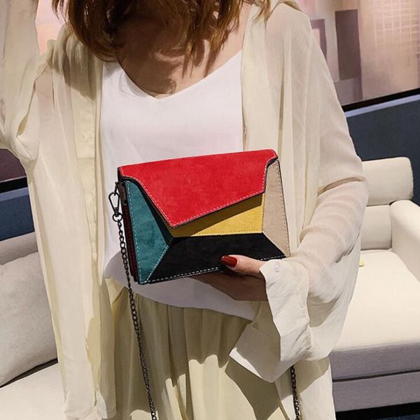 

женщины мода лоскутное сумка старинные цепи ремень crossbody сумка женский открытый телефон ключи бумажник держатель подарок 2020 новый