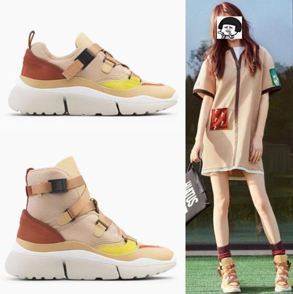 

fashion luxury designer women shoes ladies womens girls sports shoe lace up high trainers casual shoes brand sneaker ankle boots 22, Black