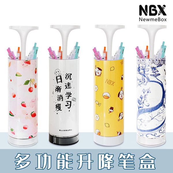 

kawaii school pencil case transparent penal large pencilcase for girls boys pen box case cute big cartridge bag stationery pouch