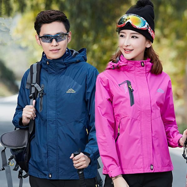 

2020 new hiking jacket men outdoor camping hiking climbing mountaineering jacket waterproof and windproof, Black;brown